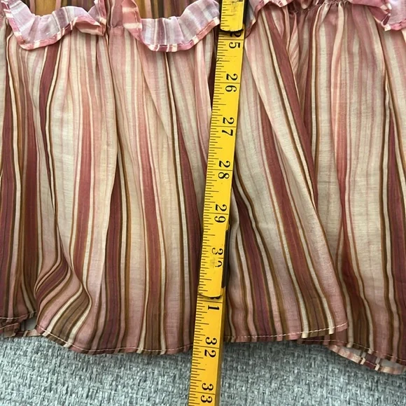 SAMANTHA TREACY Striped Deep V-neck Cocktail Dress - Picture 8 of 12